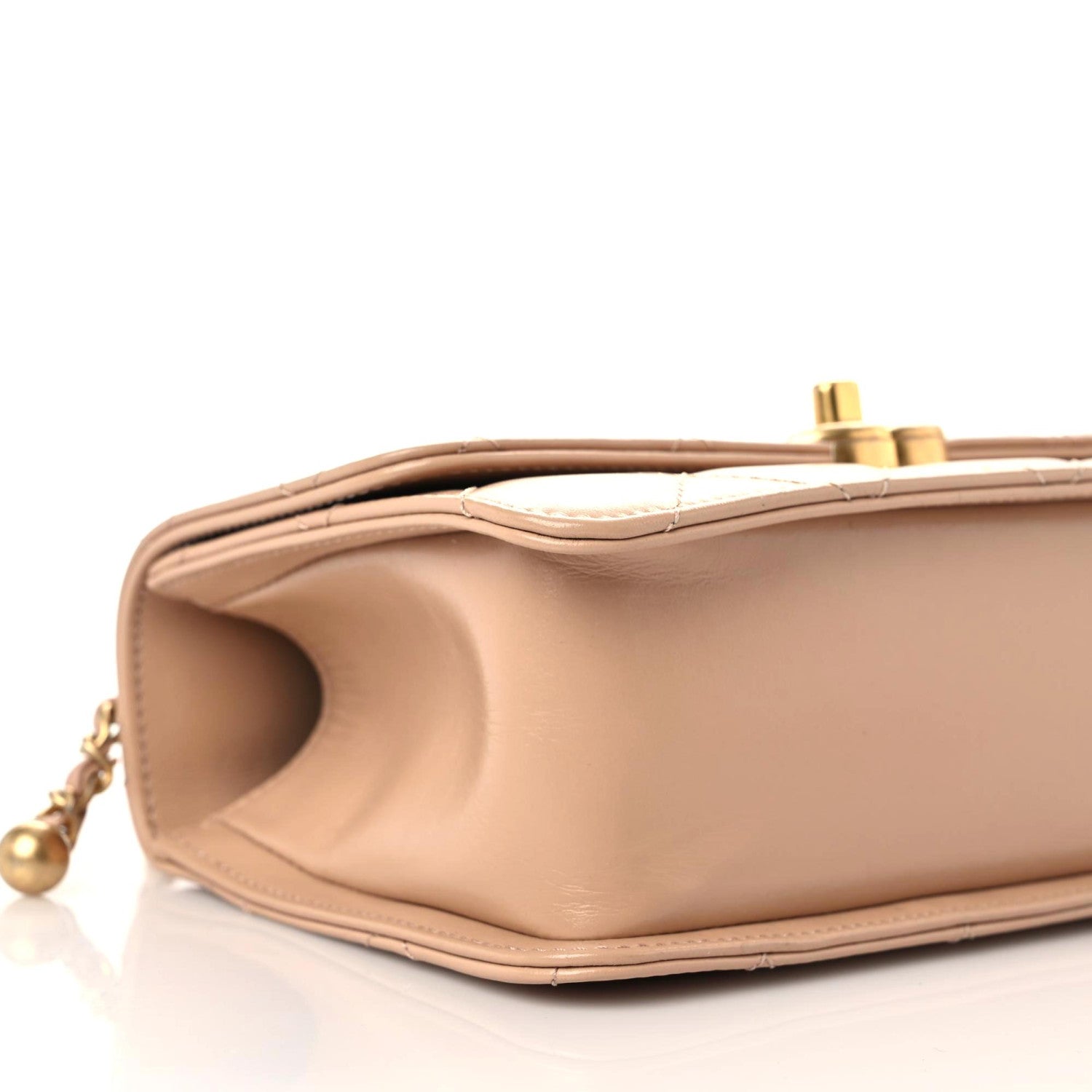 Chanel Calfskin Quilted Mini Perfect Fit Flap Beige 5 of 9