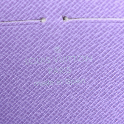 Louis Vuitton Monogram Multicolor Zippy Wallet Black Violet 6 of 6