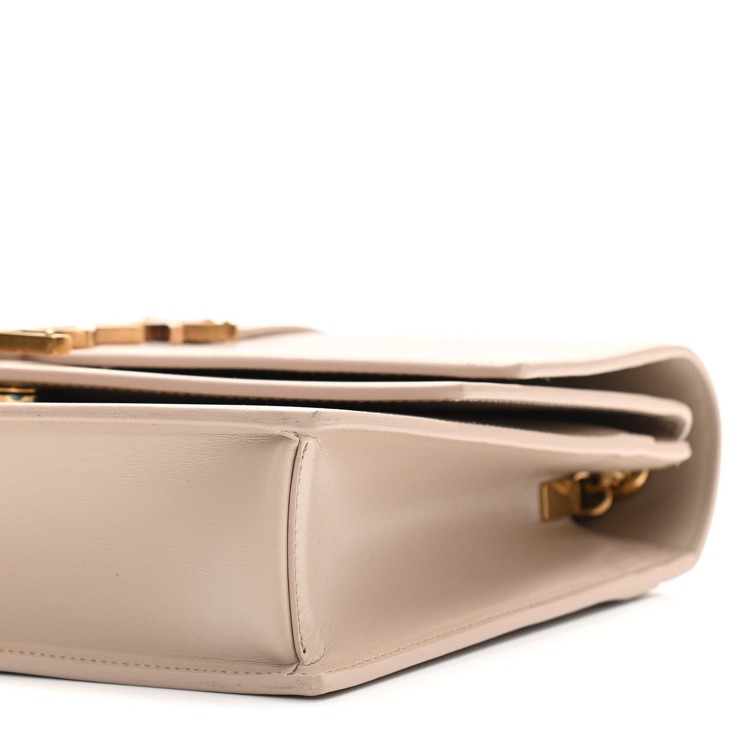 Smooth Calfskin Monogram Medium Sulpice Shoulder Bag Nude