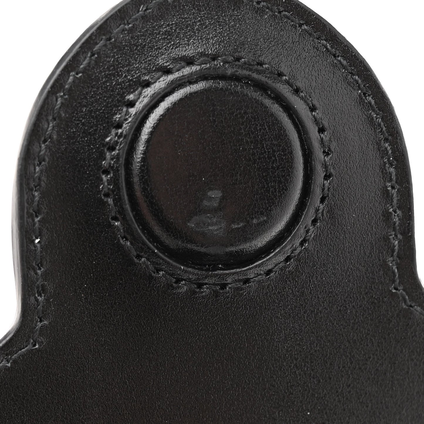 Textured Dollar Calfskin Mini Horsebit 1955 Crossbody Bag Black