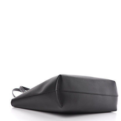 Fendi Vitello Vienna Enamel F is Fendi Shopping Tote Black Taupe 5 of 10
