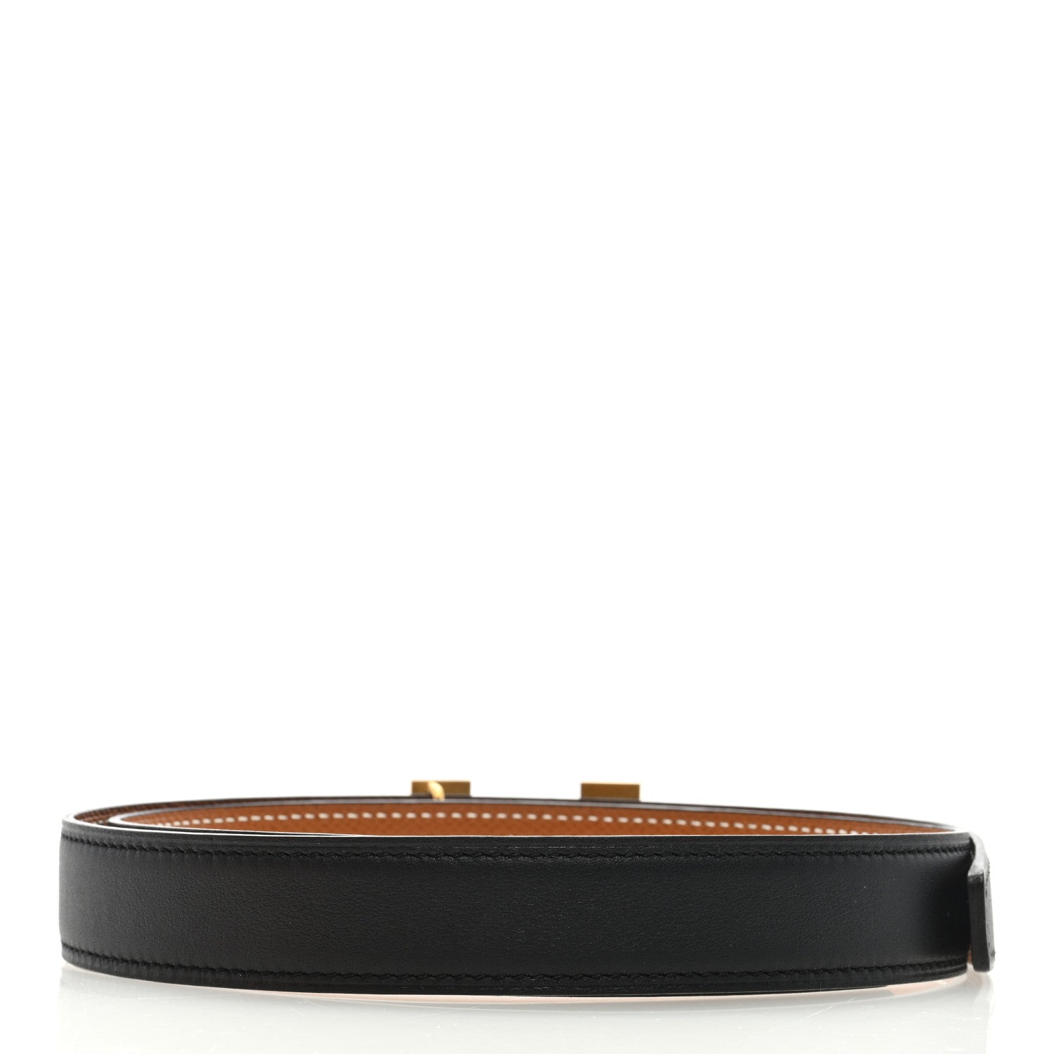 Hermes Box Epsom 32mm H Belt 75 30 Black Gold 2 of 4