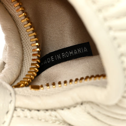 Miu Miu Nappa Matelasse Micro Wander Hobo White 7 of 10