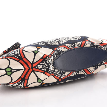 Alexander McQueen Silk Stained Glass De Manta Clutch White 11 of 12