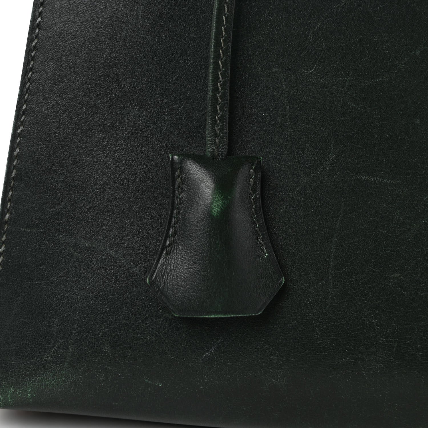 Hermes Box Kelly Sellier 32 Vert Fonce 13 of 13