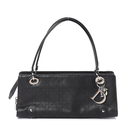 Christian Dior Calfskin Cannage Stitched East West Lady Dior Black 1 of 7