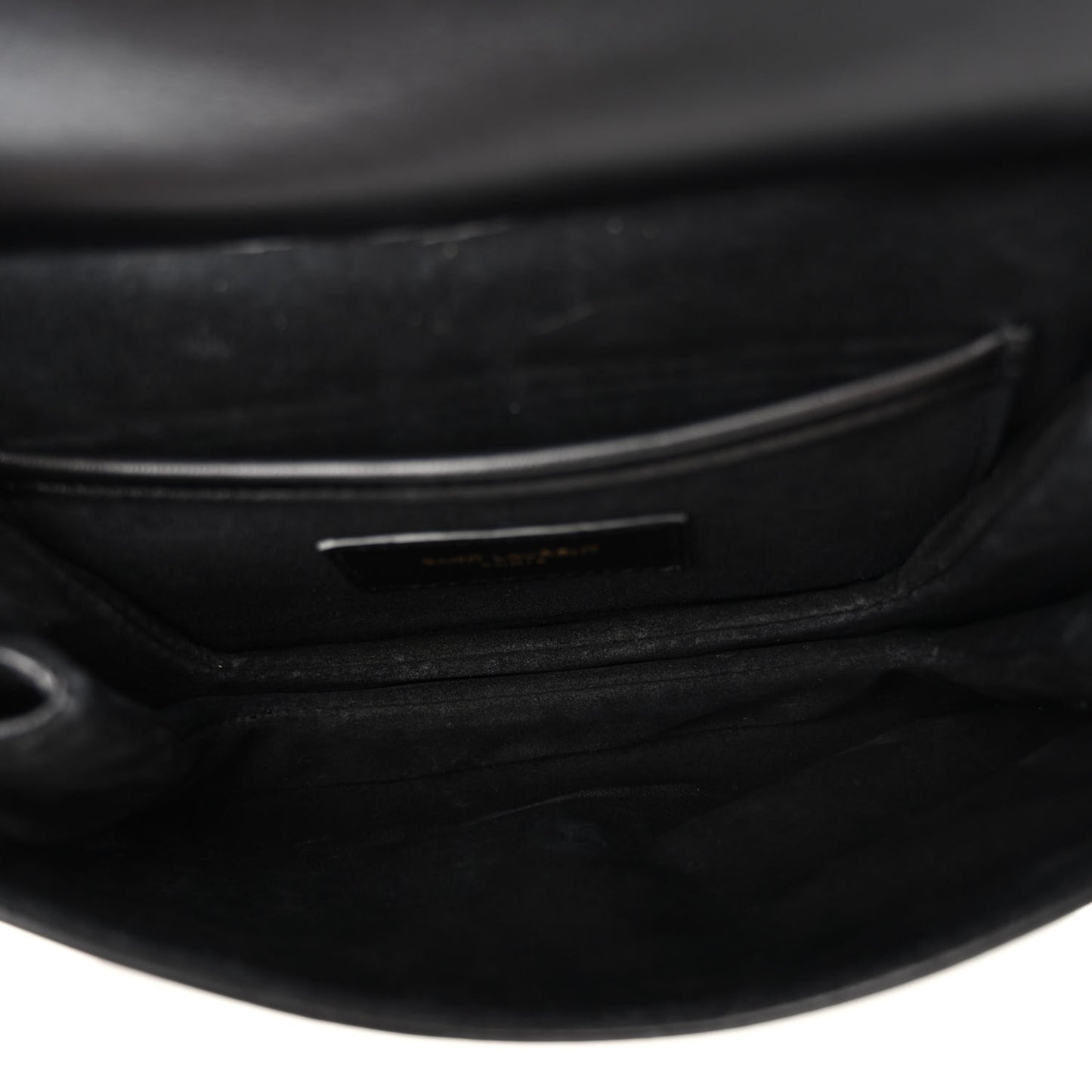 Smooth Calfskin Small Charlie Shoulder Bag Black