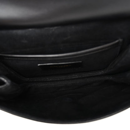 Saint Laurent Smooth Calfskin Small Charlie Shoulder Bag Black 5 of 9