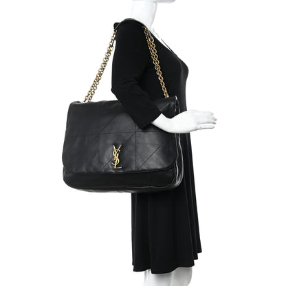 Saint Laurent Lambskin Matelasse Monogram Large Jamie 4.3 Black 2 of 9