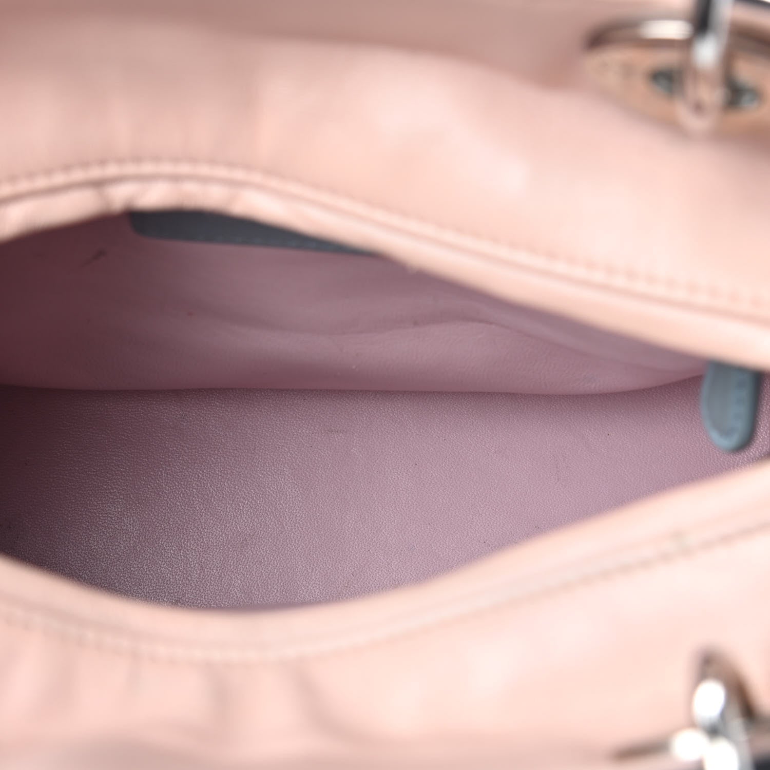 Christian Dior Lambskin Cannage Medium Tri-Color Lady Dior Multicolor 4 of 11