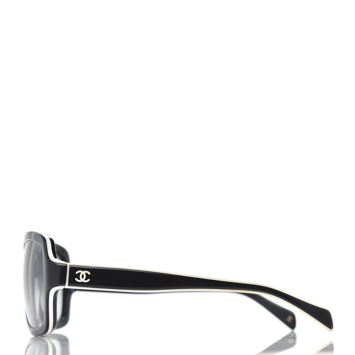 Chanel CC Logo Sunglasses 5143 Black White 3 of 8