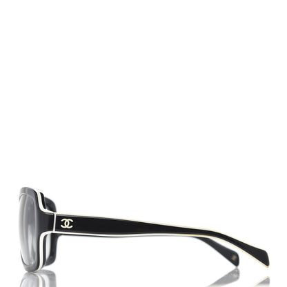 Chanel CC Logo Sunglasses 5143 Black White 3 of 8