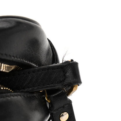 Saint Laurent Calfskin Matelasse Monogram Lou Camera Bag Black 12 of 19