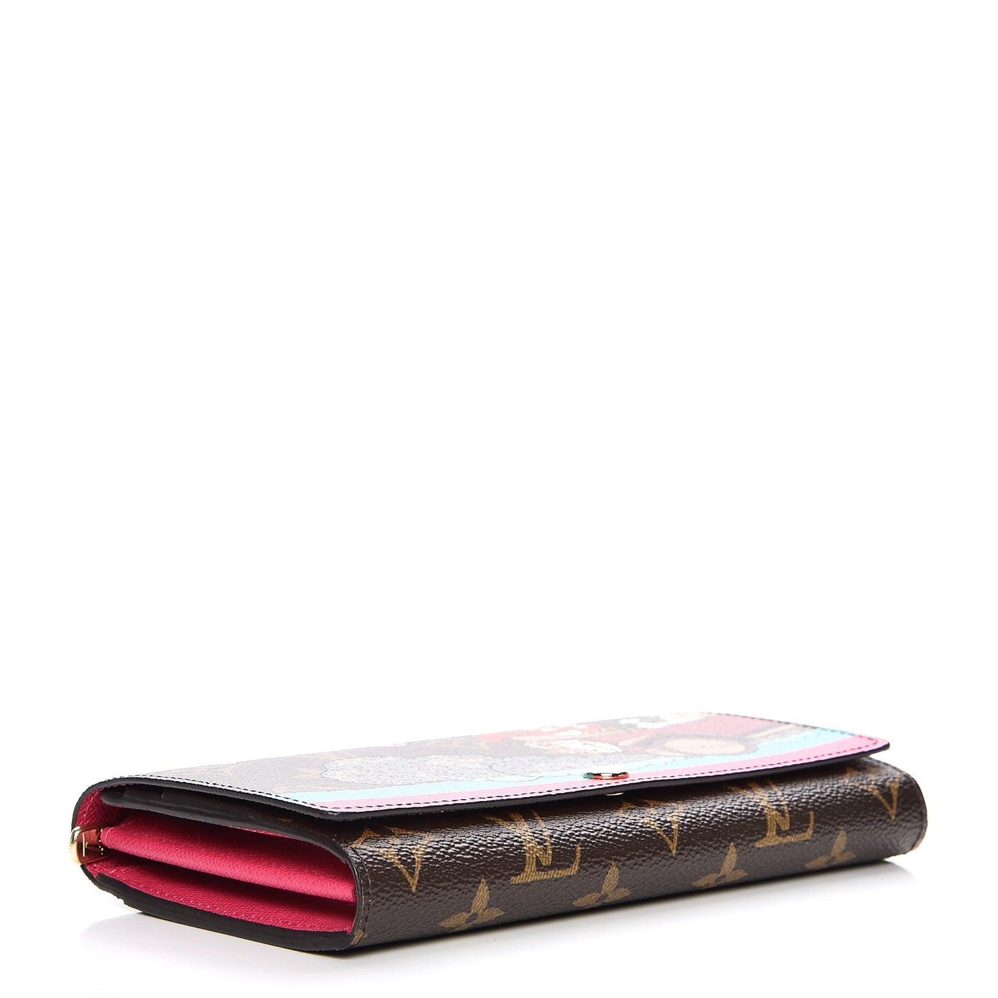 Monogram 2015 Christmas Animation Sarah Wallet Hibiscus