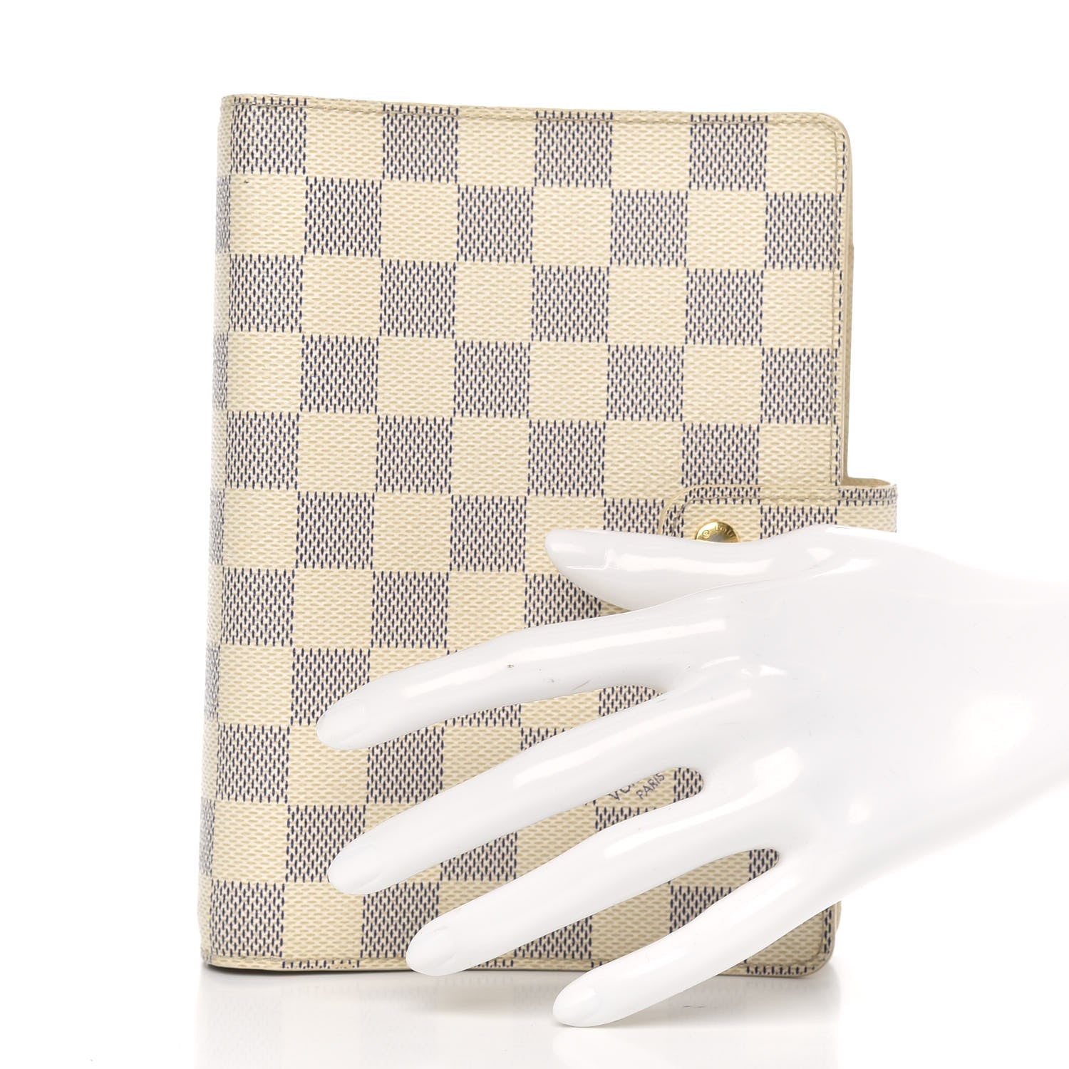 Louis Vuitton Damier Azur Medium Ring Agenda Cover 2 of 9