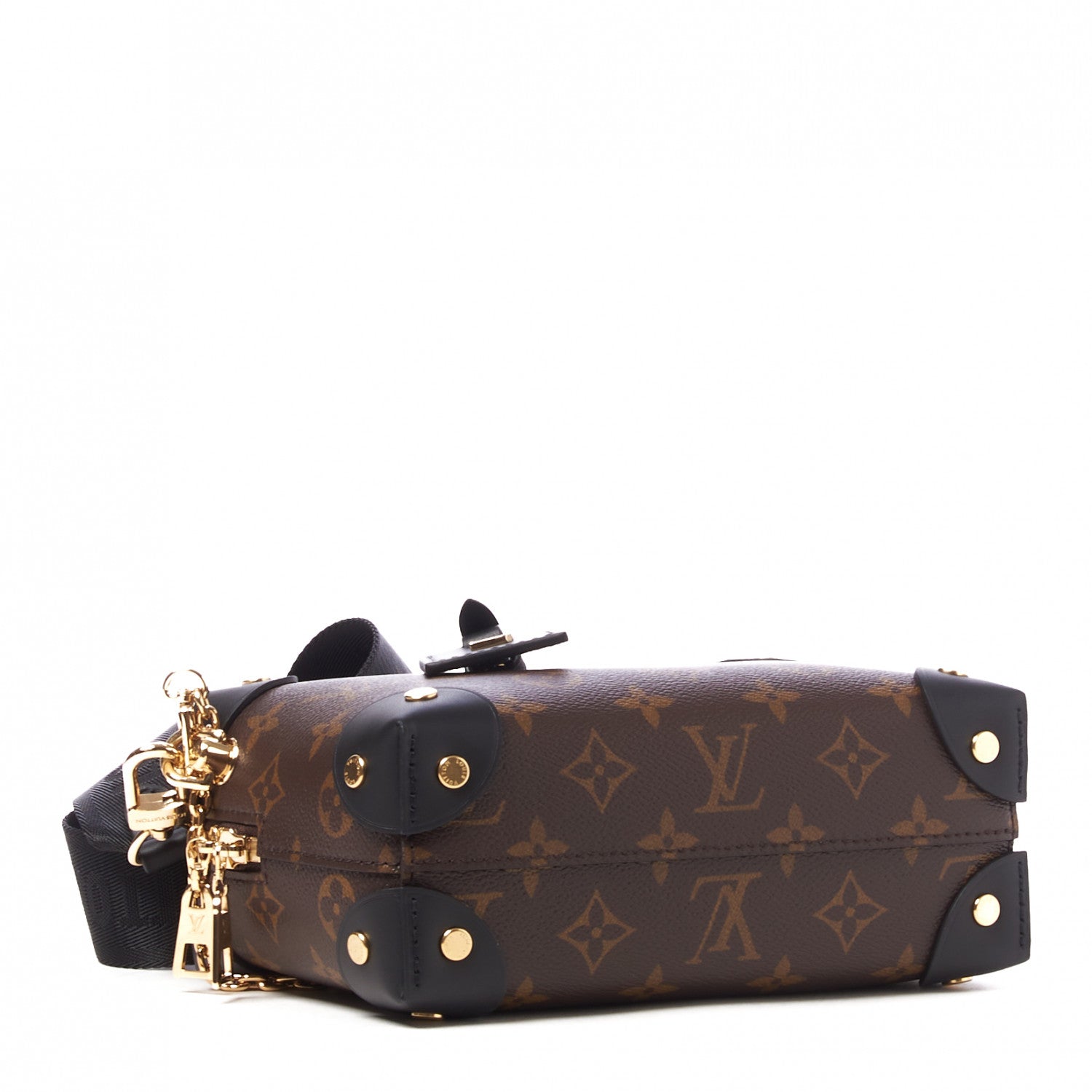 Louis Vuitton Monogram Petite Malle Souple Black 3 of 9