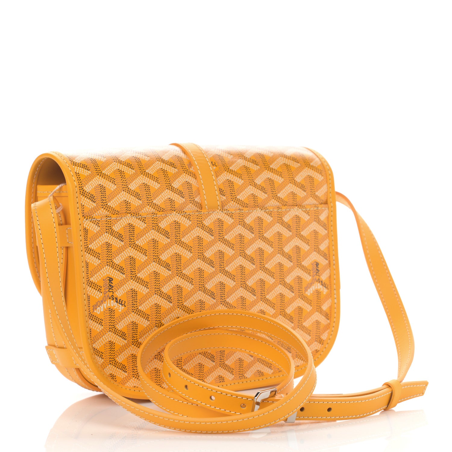 Goyard Goyardine Belvedere II PM Messenger Bag Yellow 3 of 9