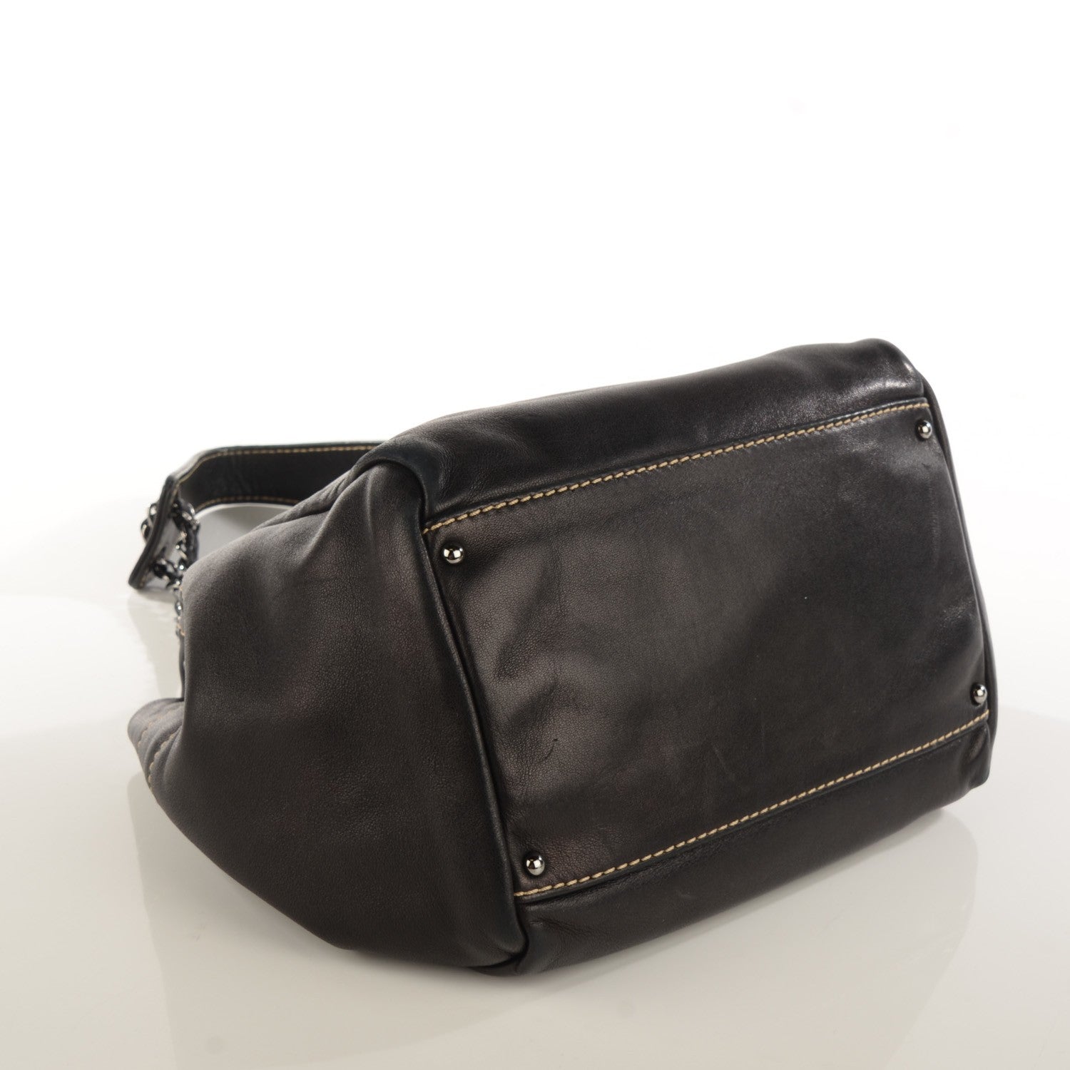 Chanel Lambskin Lax Accordion Shoulder Bag Black 4 of 7