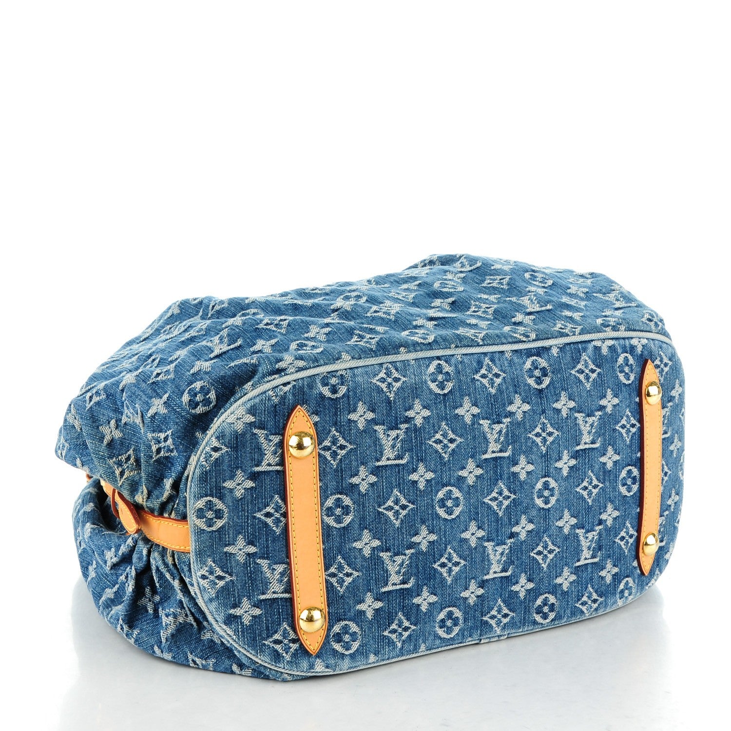 Louis Vuitton Denim Mahina XL Blue 4 of 9