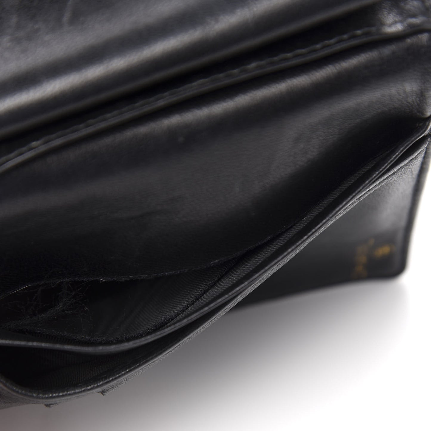 Caviar Timeless CC Compact French Wallet Black