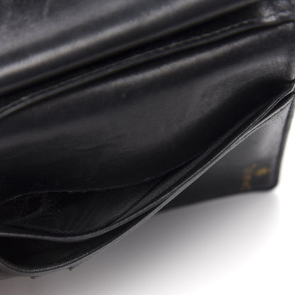Chanel Caviar Timeless CC Compact French Wallet Black 7 of 9