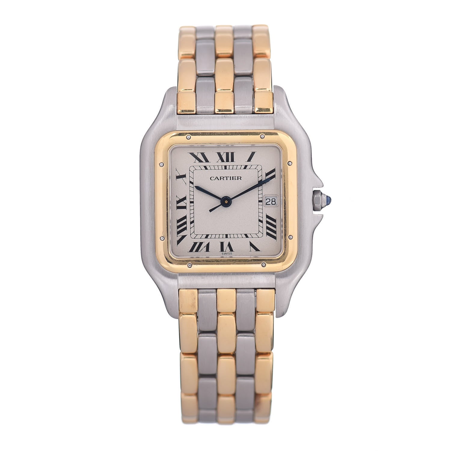 Cartier Stainless Steel 18K Yellow Gold 29mm Panthere Quartz Watch 1 of 4