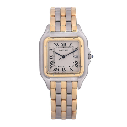 Cartier Stainless Steel 18K Yellow Gold 29mm Panthere Quartz Watch 1 of 4