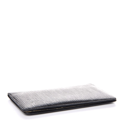 Louis Vuitton Epi Checkbook Card Holder Black 4 of 9