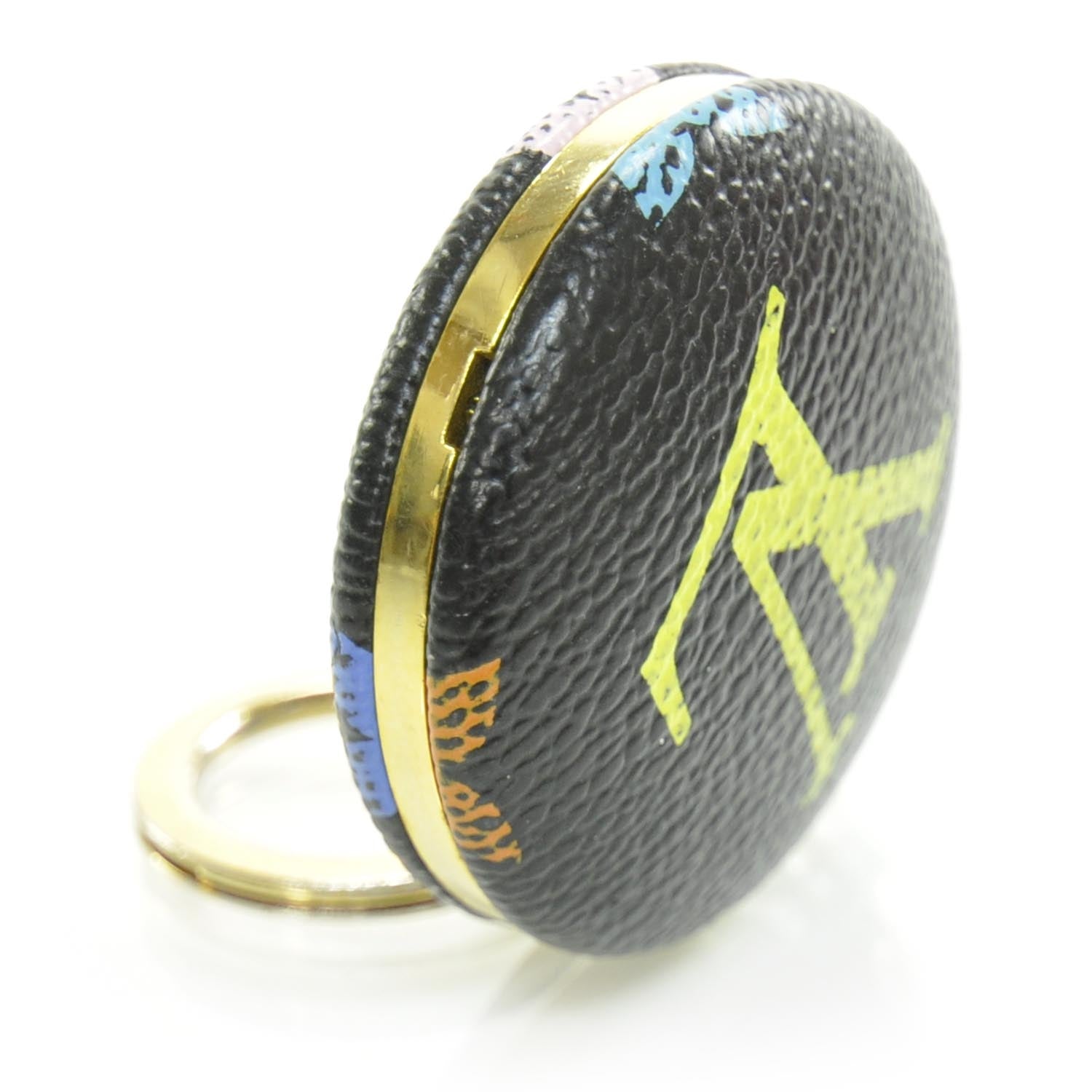 Louis Vuitton Monogram Multicolor Astropill Light Key Holder Black 4 of 8