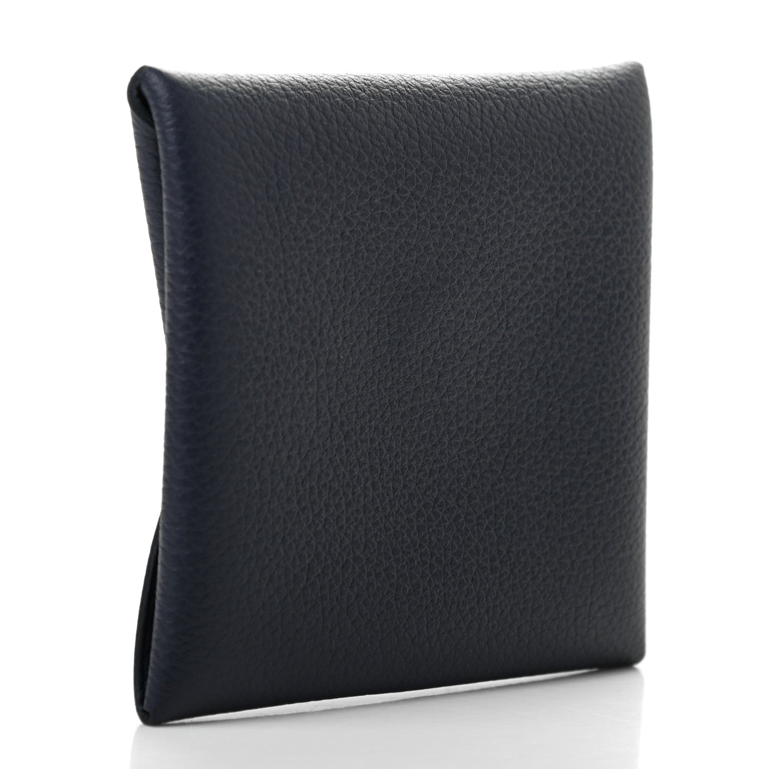Hermes Chevre Mysore Bastia Coin Purse Bleu Indigo 2 of 6