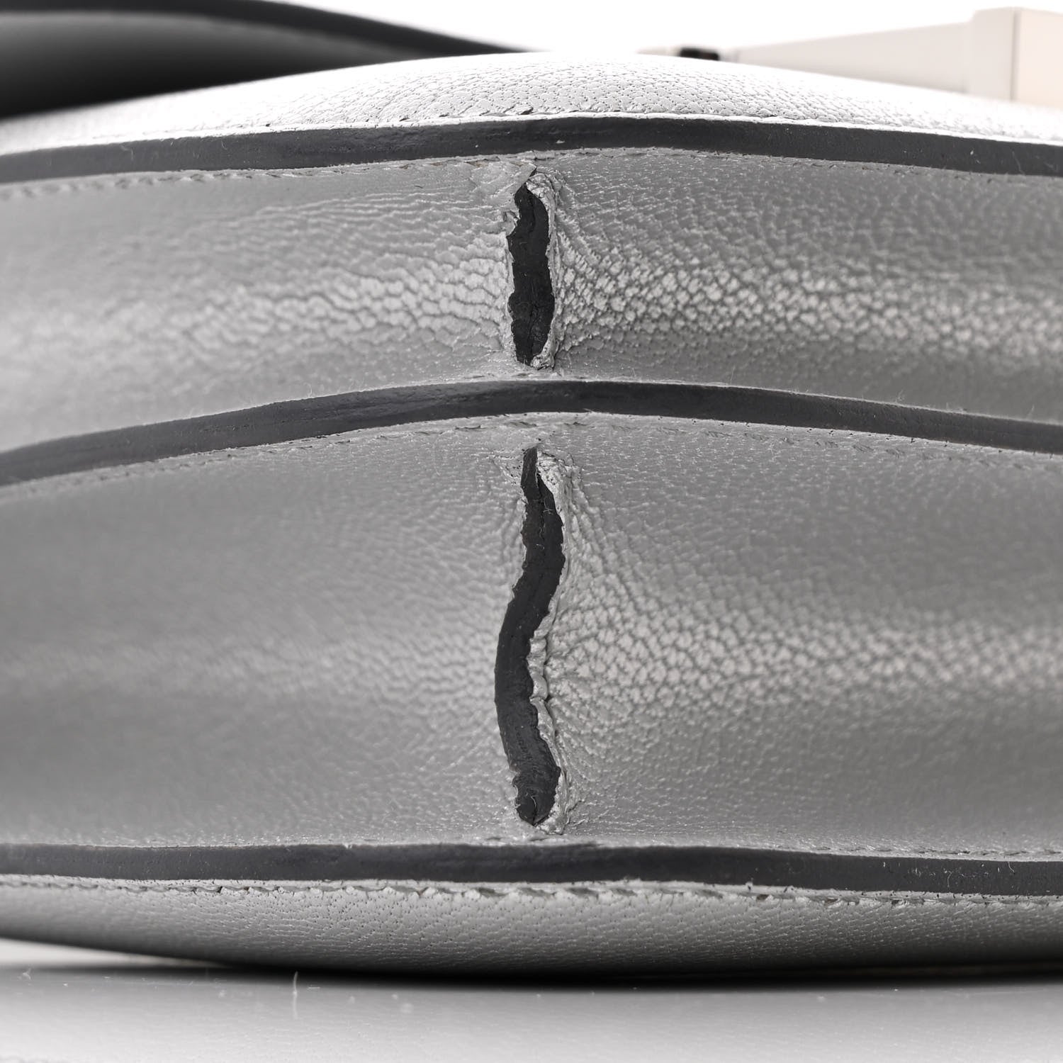 Hermes Metallic Chevre Chamkilight Constance 18 Argent 10 of 12