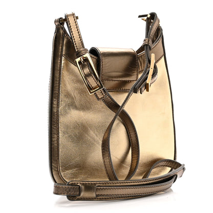 Gucci Metallic Calfskin Crossbody Bag 3 of 10