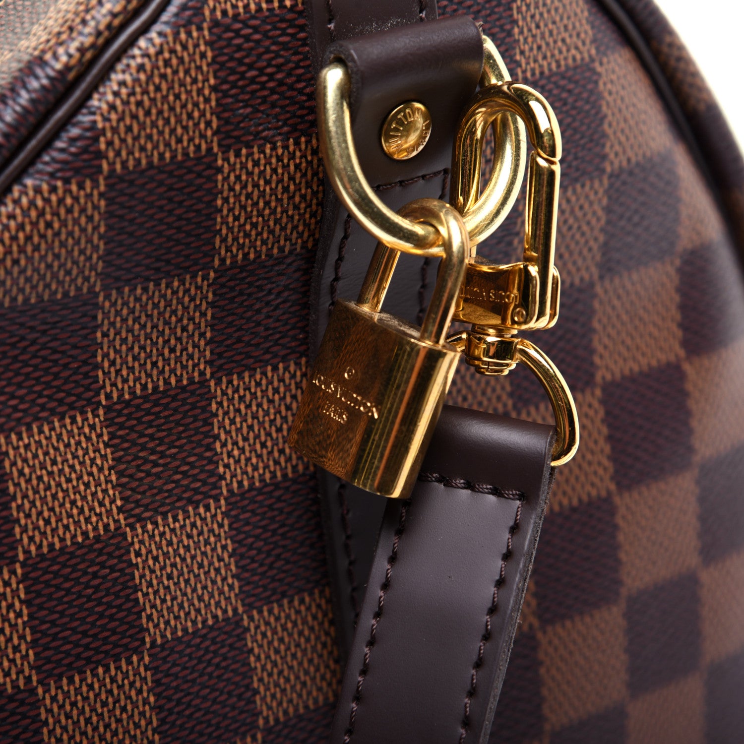 Louis Vuitton Damier Ebene Speedy Bandouliere 30 11 of 11