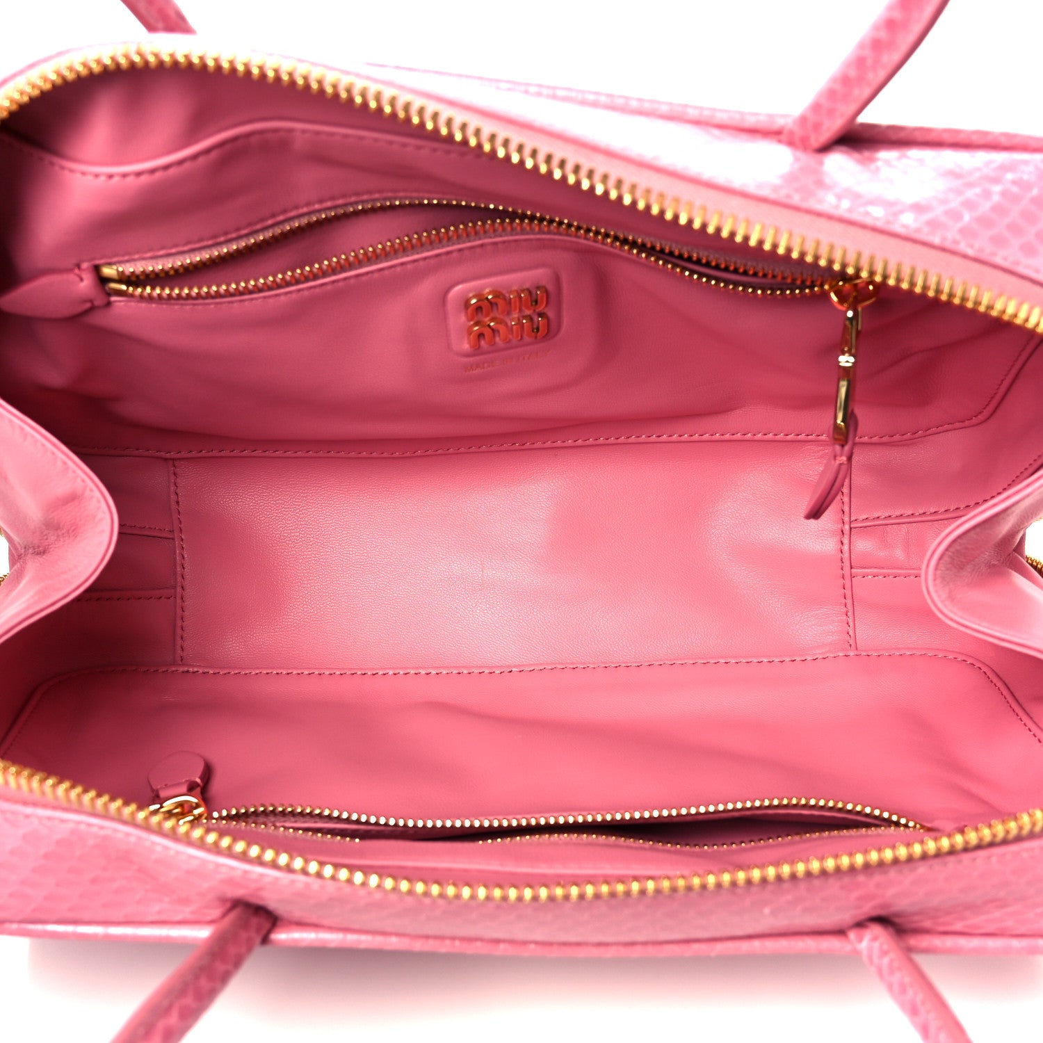 Miu Miu Ayers Medium Beau Top Handle Bag Petal Pink 1775557