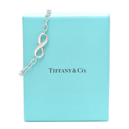 Tiffany Sterling Silver Infinity Chain Bracelet 6 of 6