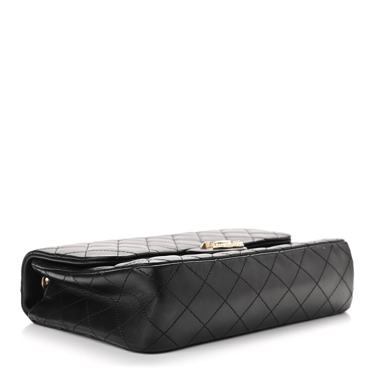 Chanel Lambskin Medium Westminster Pearl Flap Black 4 of 10