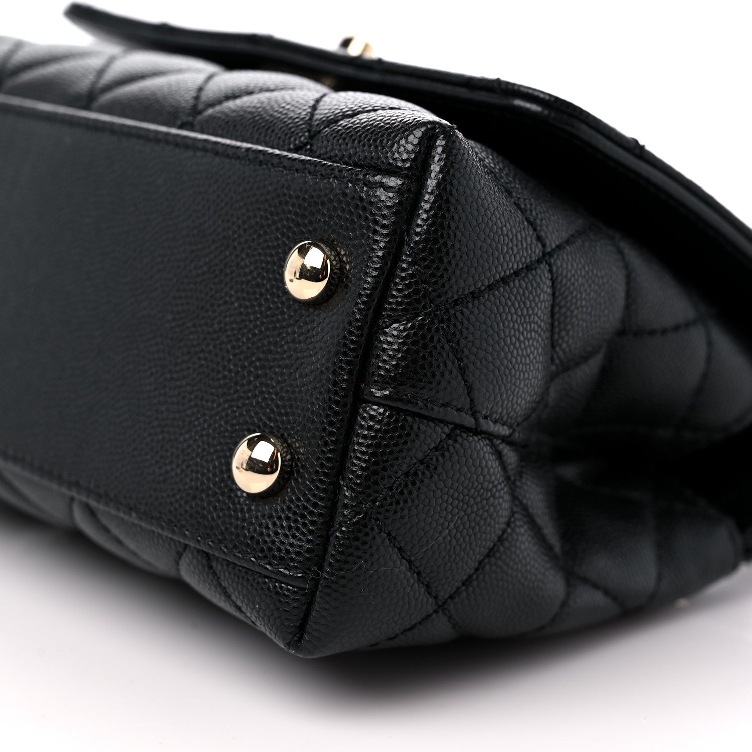Chanel Caviar Quilted Extra Mini Coco Handle Flap Black 9 of 9