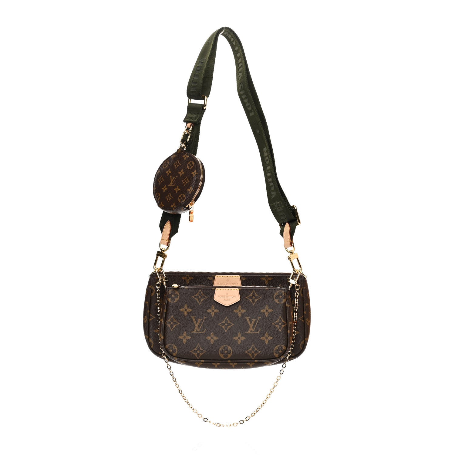 Louis Vuitton Monogram Multi Pochette Accessories Kaki 1 of 10