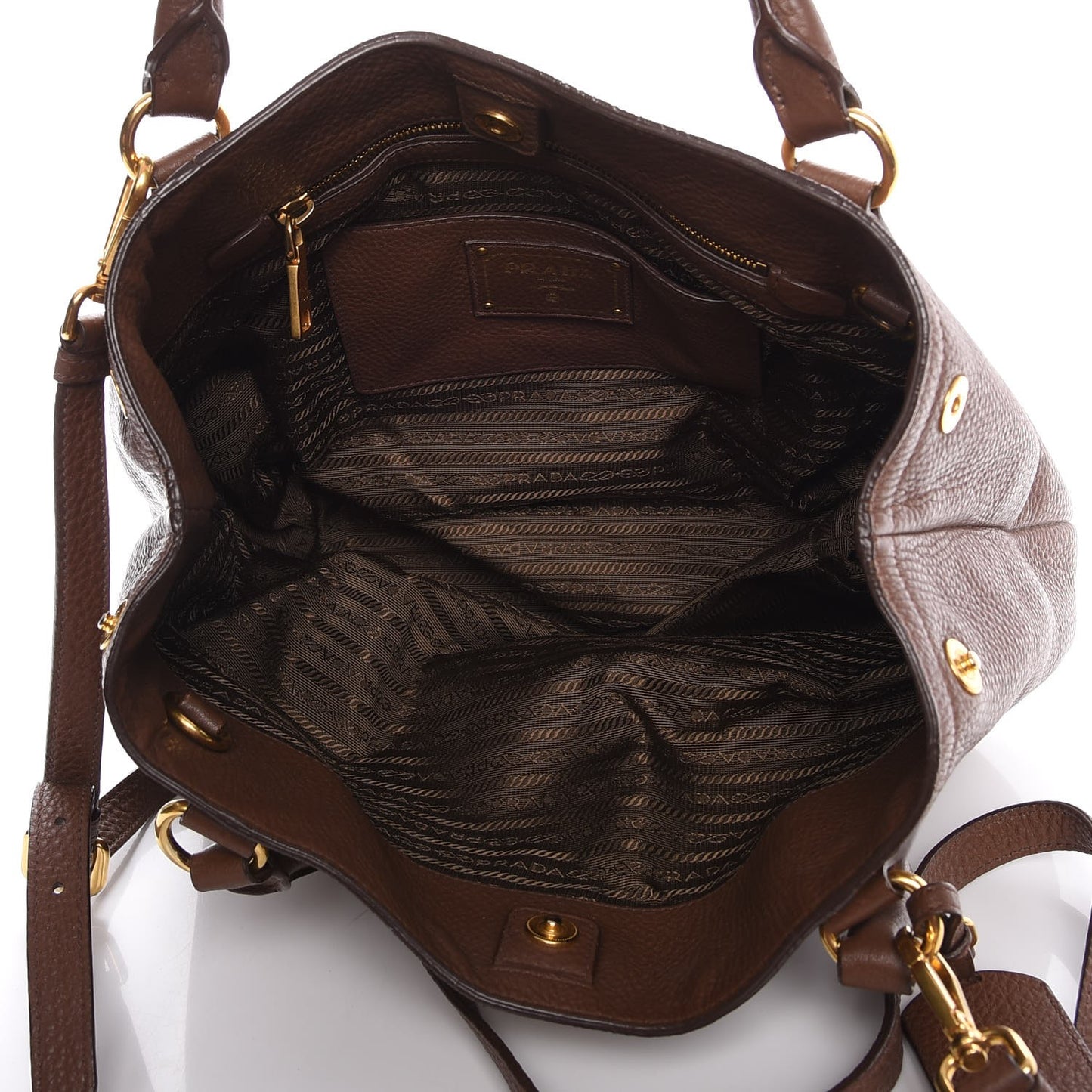 Vitello Daino Tote Palissandro