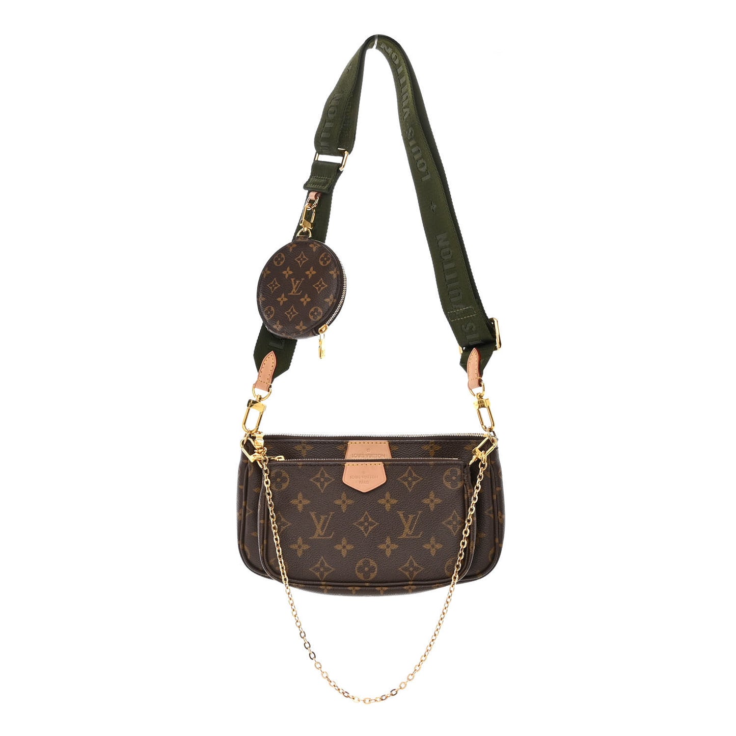 Monogram Multi Pochette Accessories Kaki