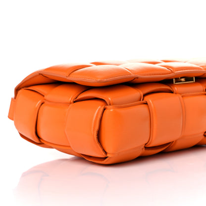 Bottega Veneta Nappa Maxi Intreccio Padded Cassette Crossbody Bag Orange 7 of 10