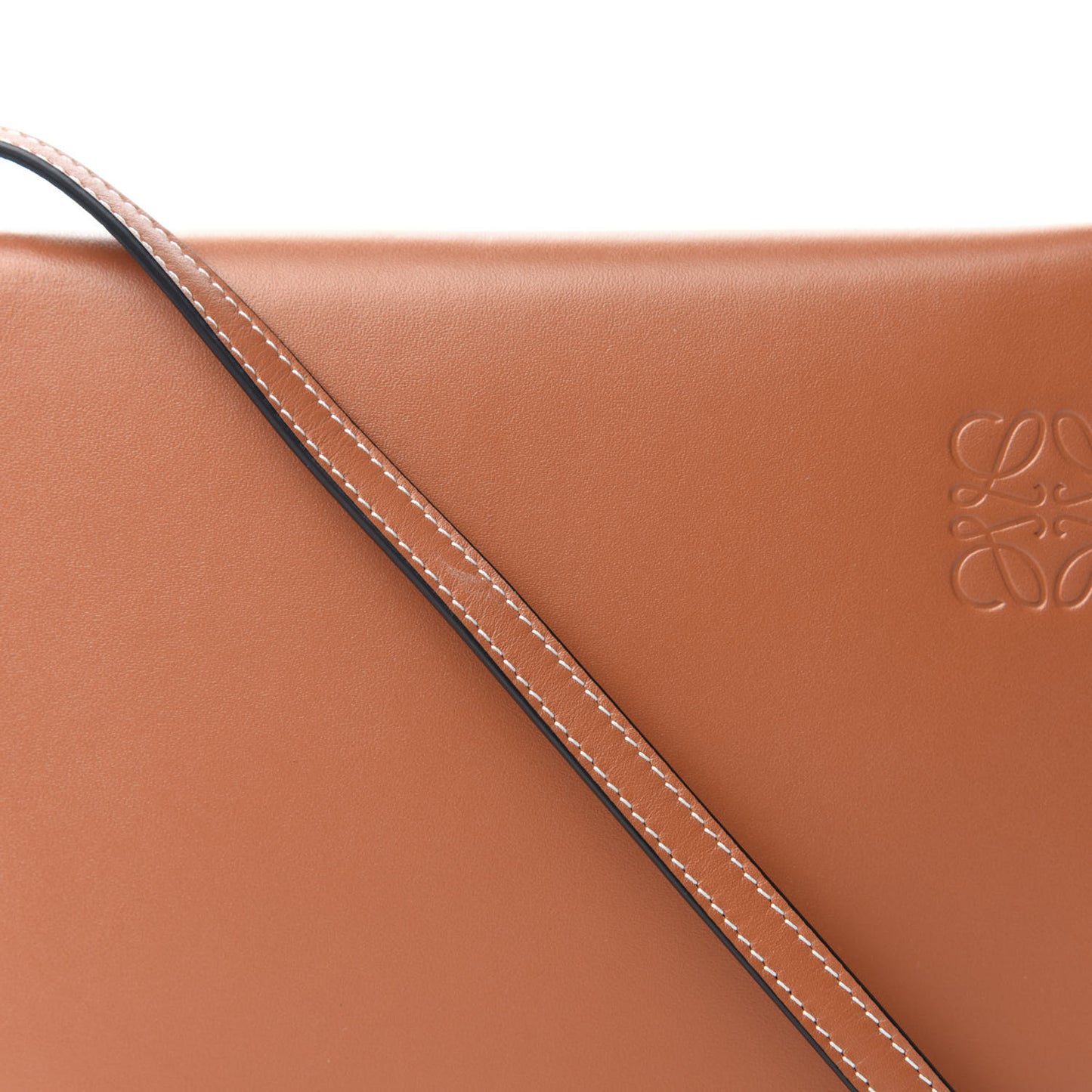 Soft Calfskin Small Heel Bag Tan