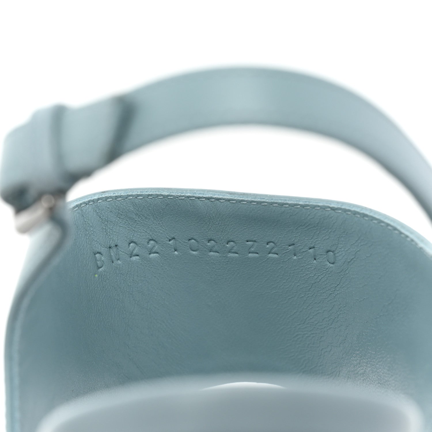 Hermes Calfskin Electra 90 Sandals 39 Vert D'eau 8 of 8