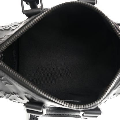 Louis Vuitton Monogram Seal Keepall XS Black 5 of 10