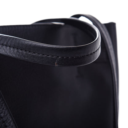 Celine Soft Grained Calfskin Small Belt Cabas Phantom Black 10 of 10