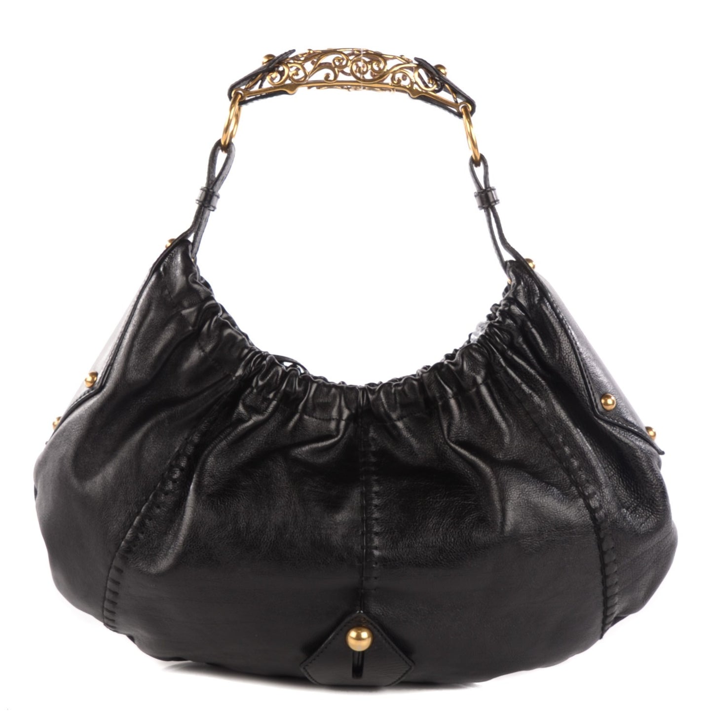 Calfskin Vincennes Mombasa Hobo Black