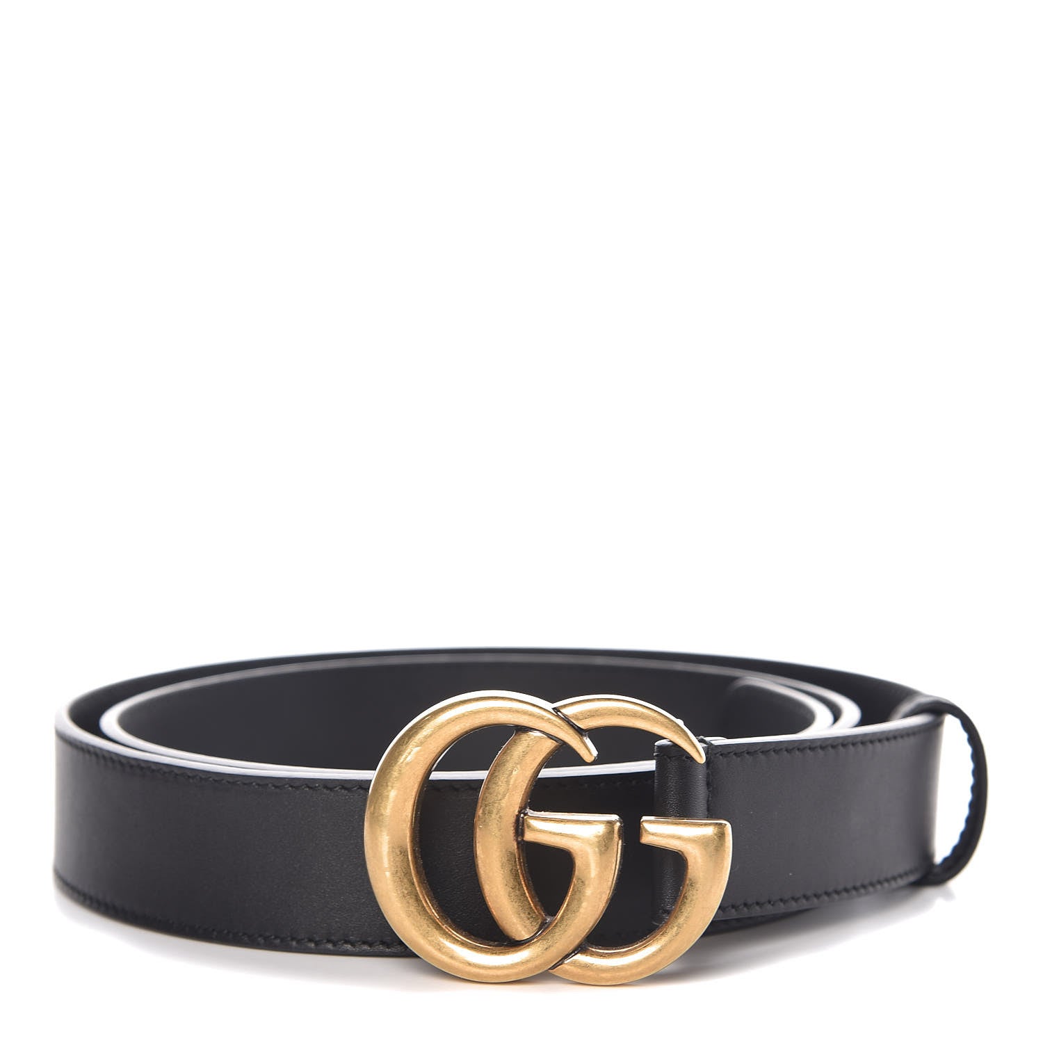 Gucci Calfskin Double G 30mm Belt 100 40 Black 1 of 7