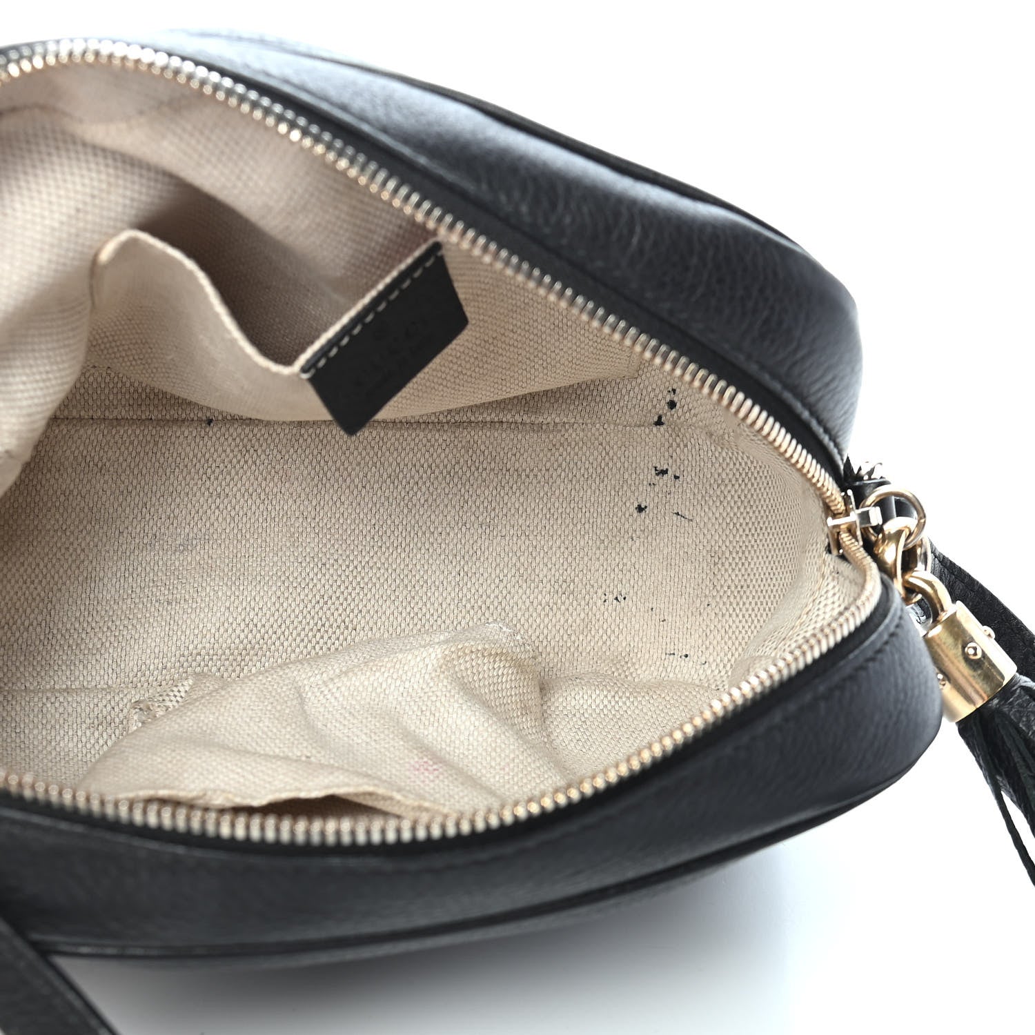 Gucci Pebbled Calfskin Small Soho Disco Bag Black 5 of 11