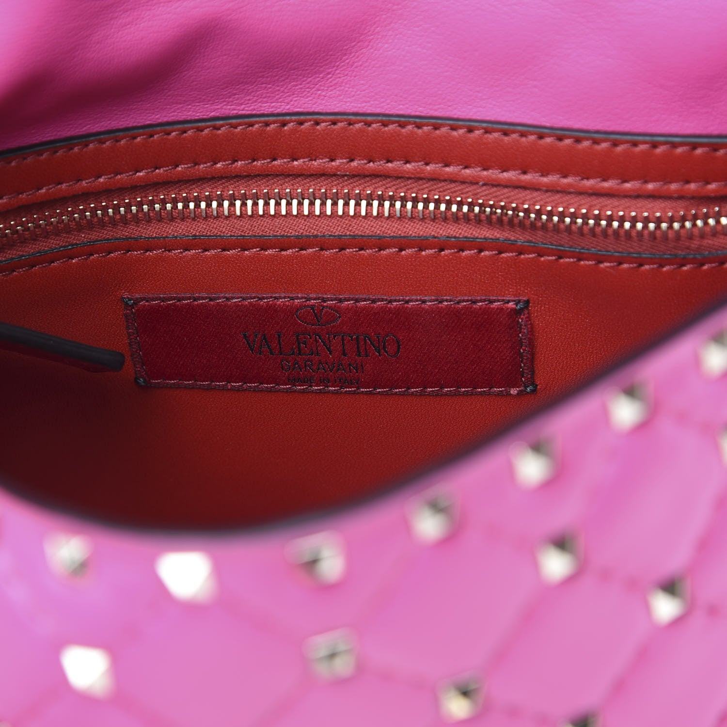 Valentino Garavani Nappa Medium Rockstud Spike Shoulder Bag Pink Orchid 5 of 9