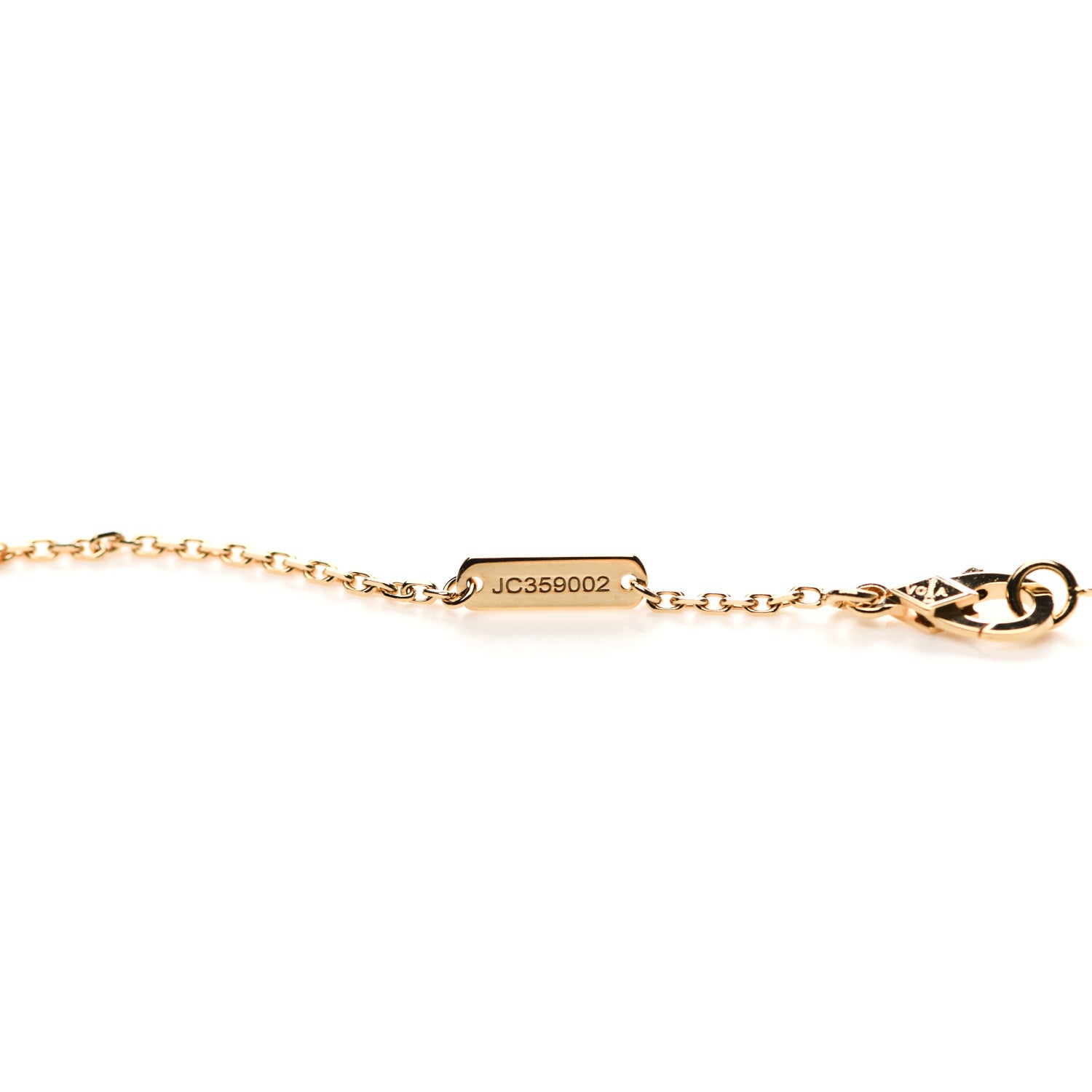 Van Cleef & Arpels 18K Yellow Gold Carnelian Vintage Alhambra Pendant Necklace 5 of 6
